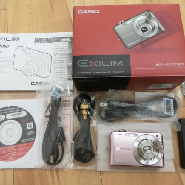 풀박) 카시오 엑슬림 z1080 exilim z1050 핑크 디카