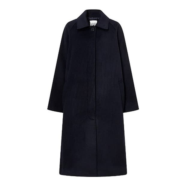 스튜디오 톰보이 A라인 라글란 롱코트