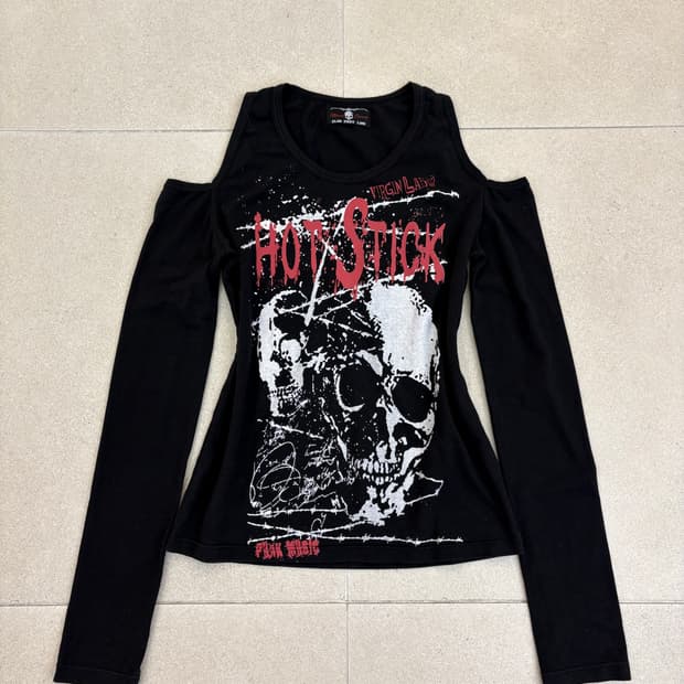 블러드 스톤 해골 롱슬리브