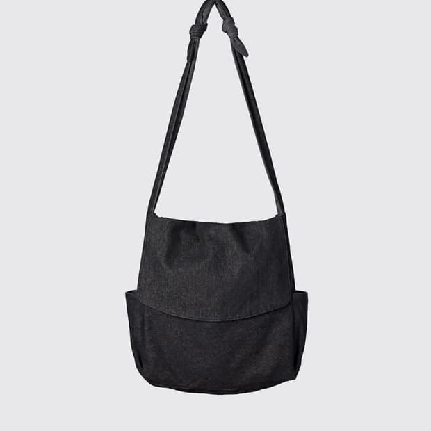 해칭룸 투페이스 워시드 데님 백 가방 