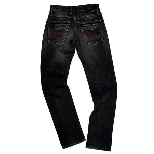에드윈(EDWIN) XV 오리지널 웨스턴 블랙 컷 데님