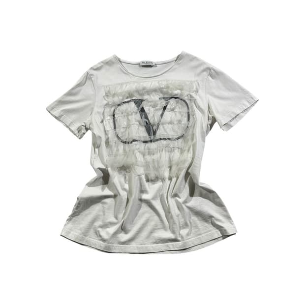 [Valentino] 발렌티노 러플 티셔츠