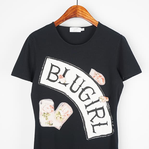  BLUGIRL 3D rose T-shirt