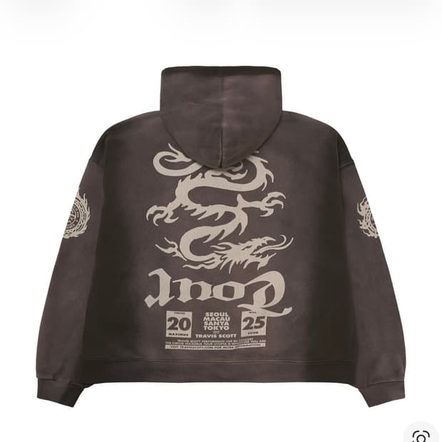 [L] 트레비스 스캇 25투어 후드집업