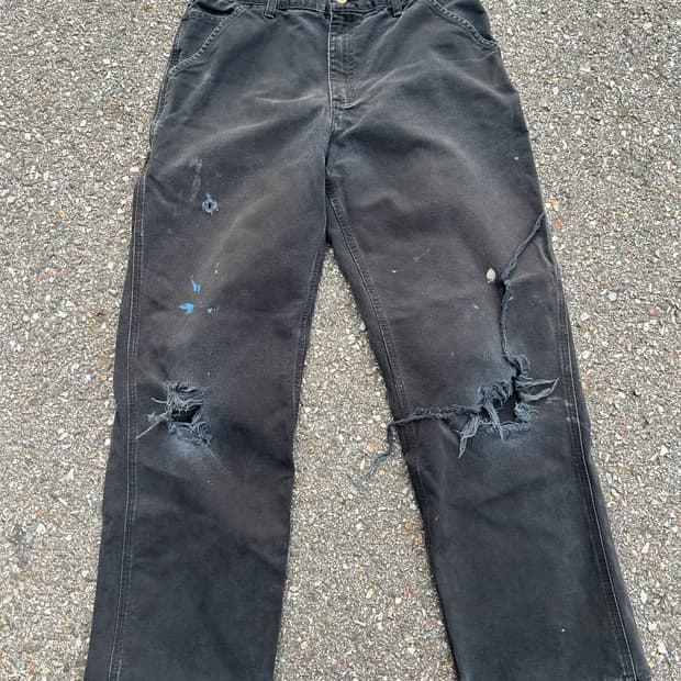 Carhartt 칼하트 B01 워크팬츠 블랙 34in