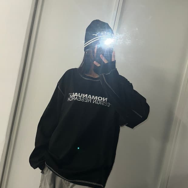 노매뉴얼 롱 슬리브 XL