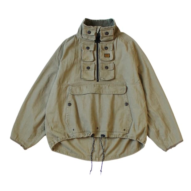 Kapital 헤링본 니켈 아노락 