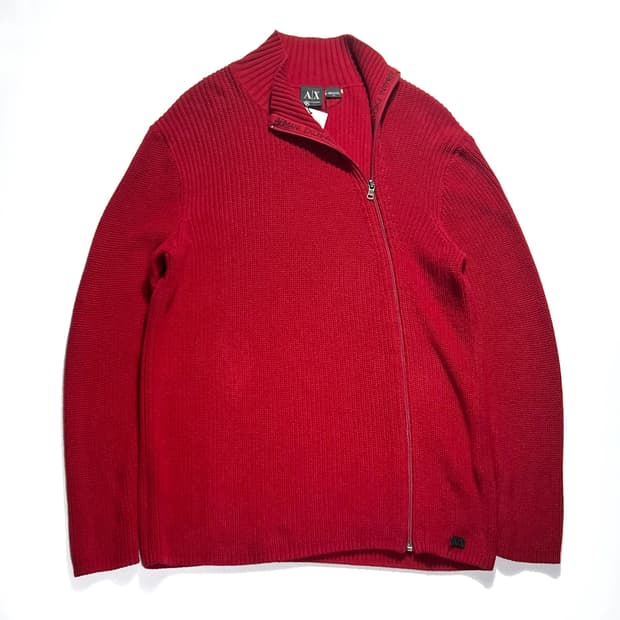 Armani Exchange Knit Zip Up