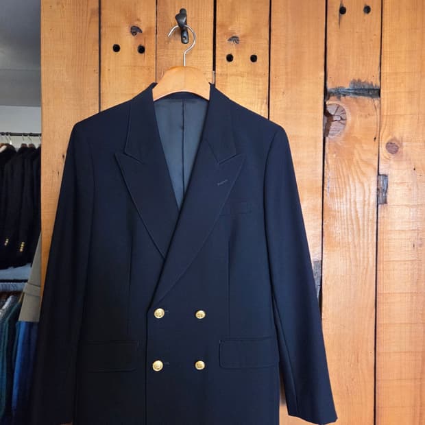 제이프레스 더블브레스티드 금장블레이저