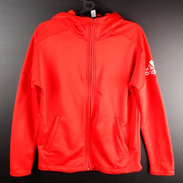 아디다스 레드 후드져지