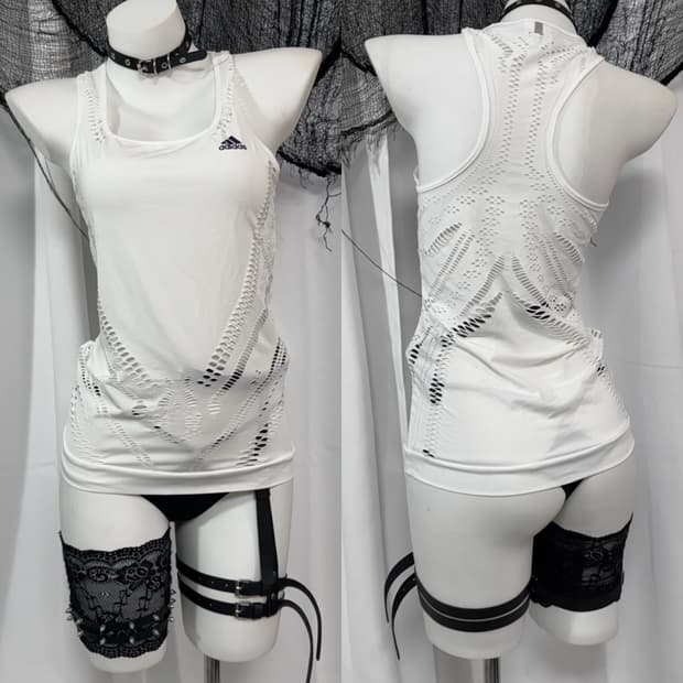 adidas damage sleeveless