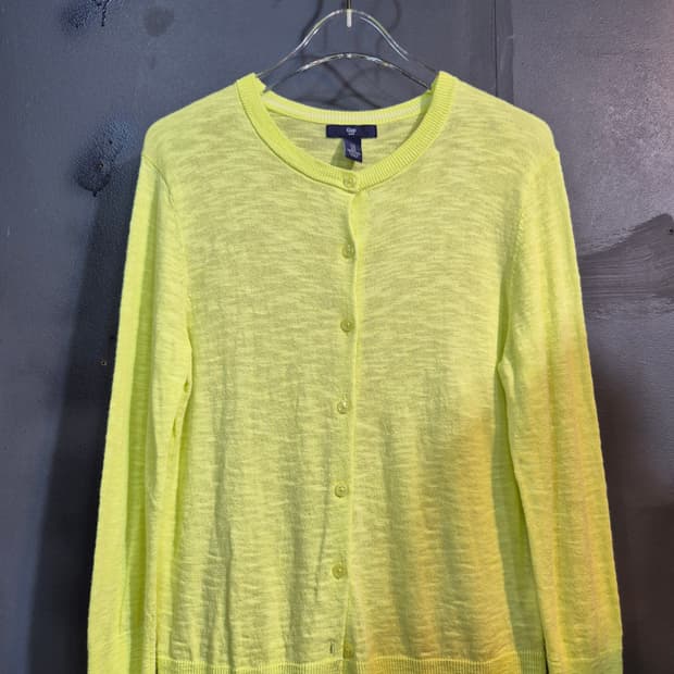 GAP 여성 가디건  연두색  66 77