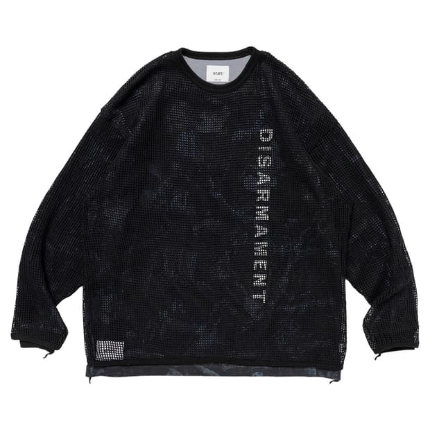 WTAPS GHILL / LS / COTTON 블랙