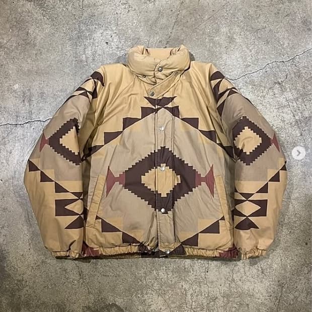 랄프로렌 네이티브 패턴 구스다운 재킷