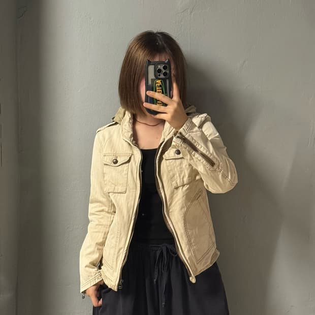 2-pocket stitch detail jacket