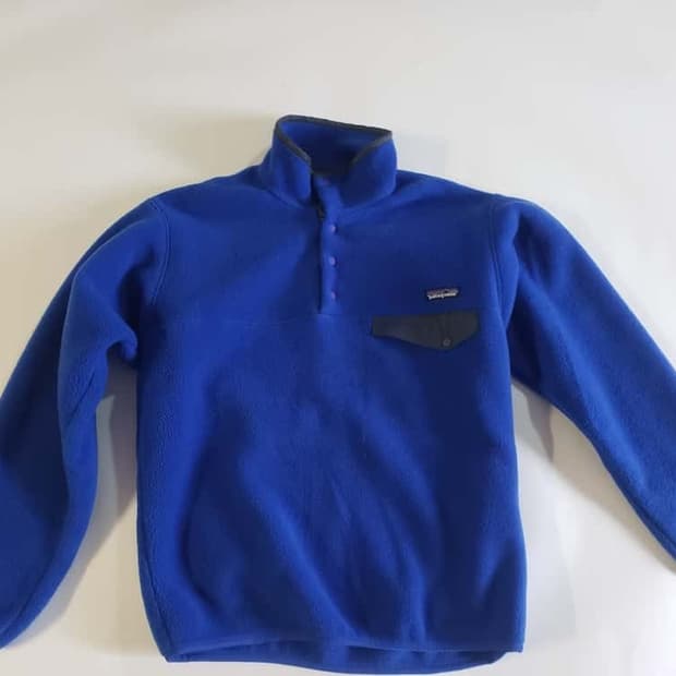 90s 파타고니아 신칠라 스냅-T 블루/그레이 멕시코