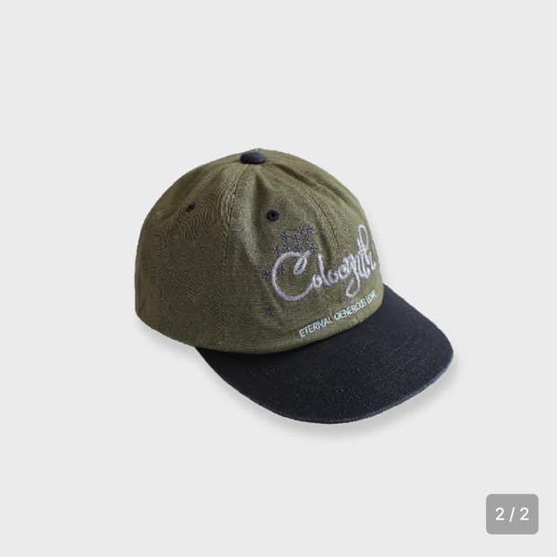 콜로신스 모자 sope cap khaki navy