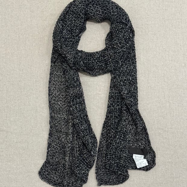 요지야마모토 린넨 그물 머플러