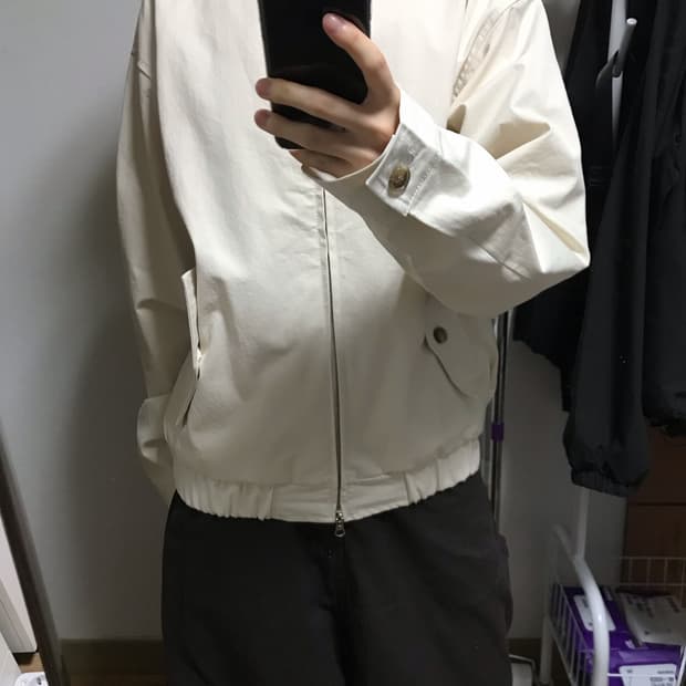 아이보리 자켓