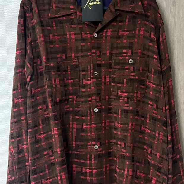 니들스 체크셔츠 L