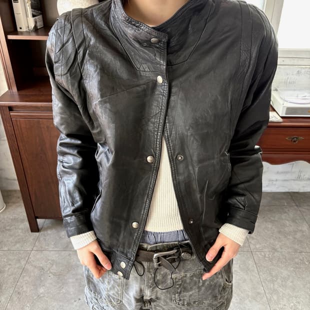 빈티지 레더 자켓