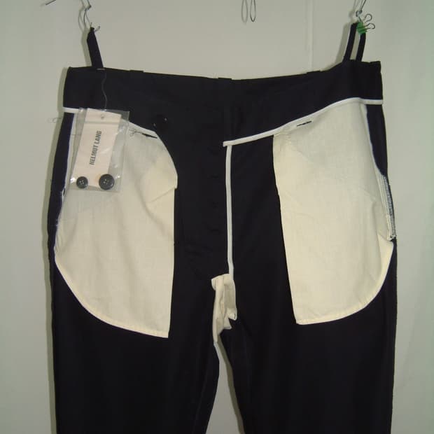 Helmut lang 2000s 本人期 콤팩트 트윌 trousers 50