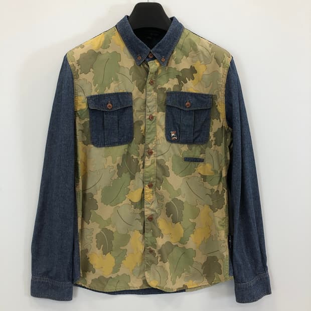 써스데이아일랜드 카모 데님셔츠 105