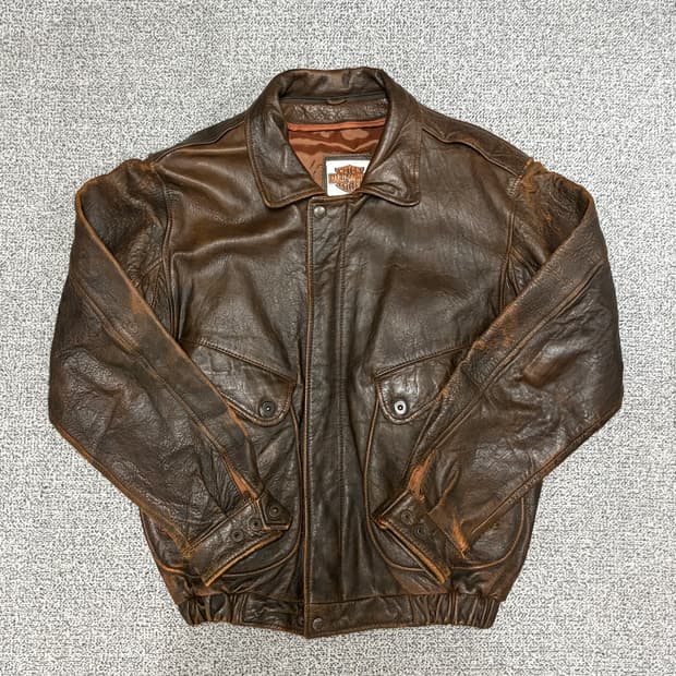 할리데이비슨 가죽자켓 / 퍼 내피 탈부착