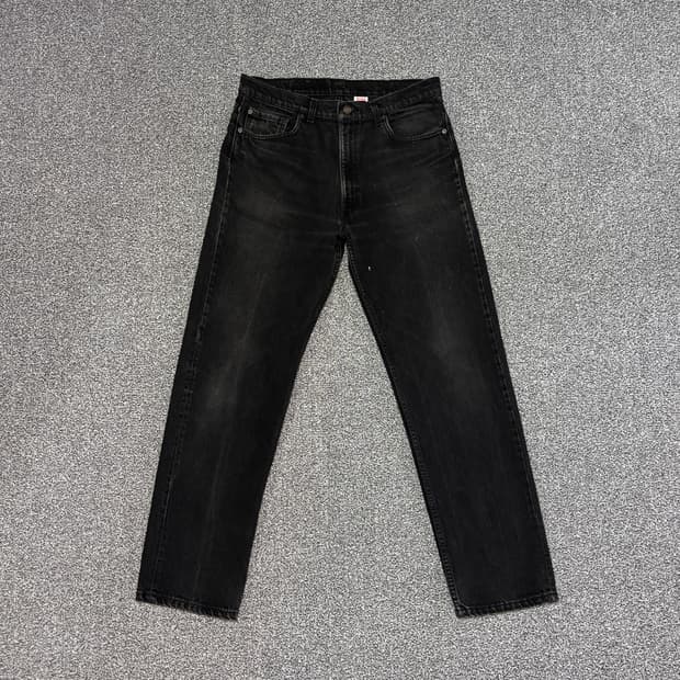 90s 빈티지 리바이스 505 블랙 허리45cm