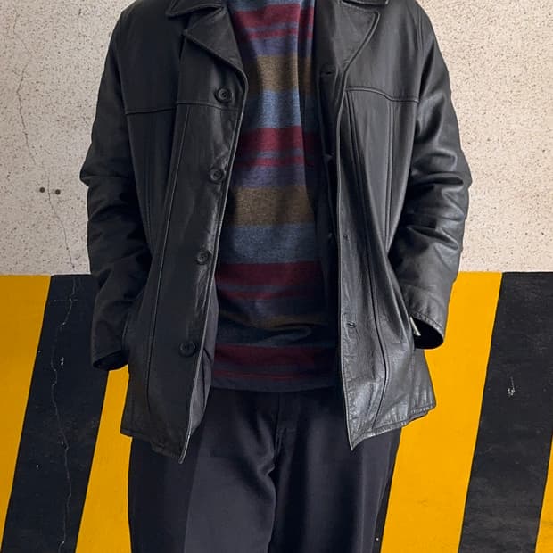 00s Guess Leather Jacket