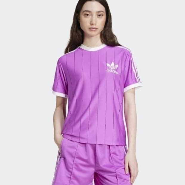 아디다스 핀스트라이프 티셔츠