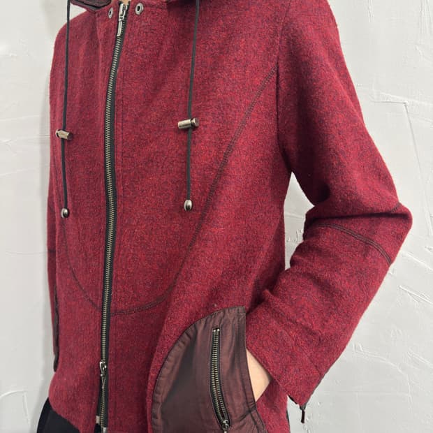 diberry design hood twoway jacket