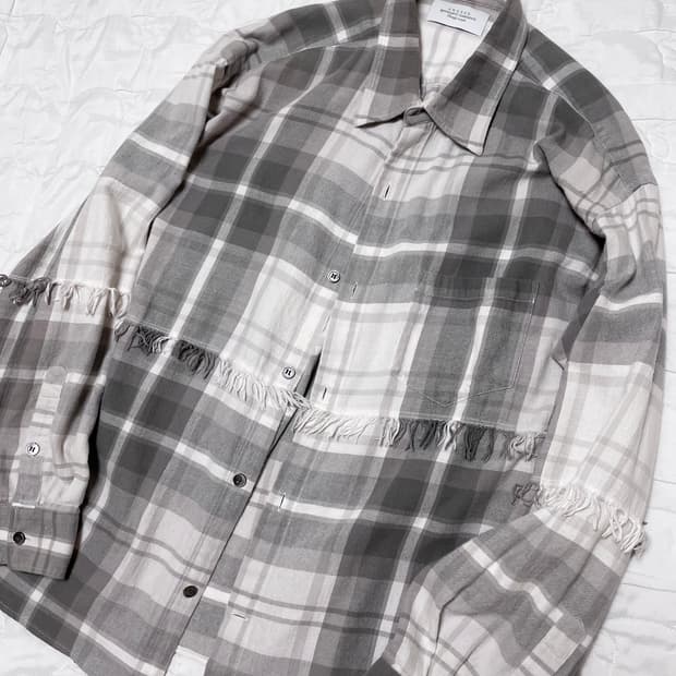 언유즈드 프린지셔츠 