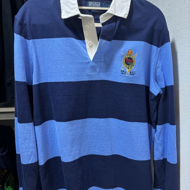 (s) 폴로 스트라잎 럭비셔츠