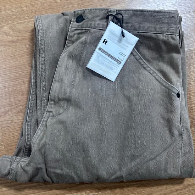 해칭룸 커브진 워시드 베이지 새상품