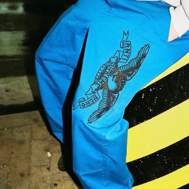 슈프림 안티히어로 워크팬츠