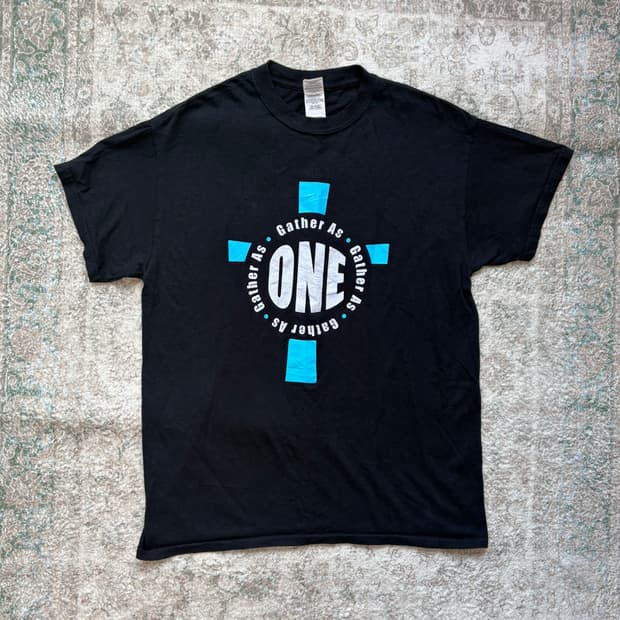 Black Gather As One Tee