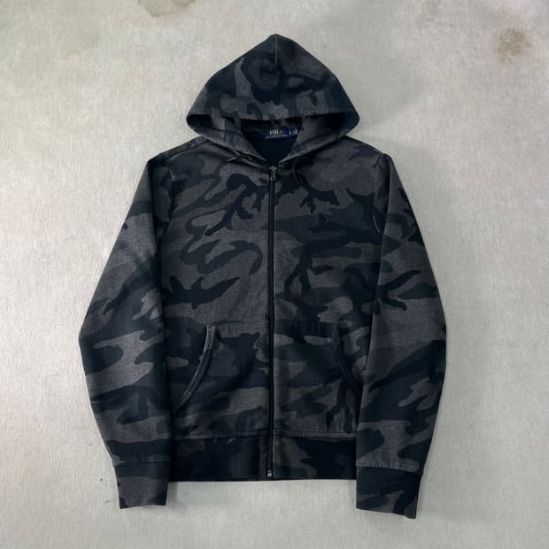 95 폴로랄프로렌 스몰포니 카모 후드집업