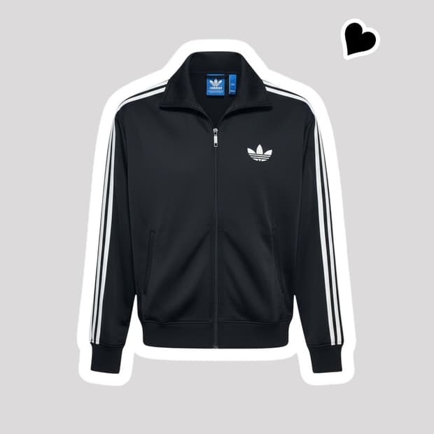 아디다스 블랙 파이어버드 트랙탑 져지