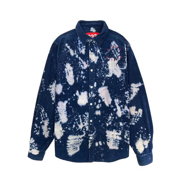 peroxide corduroy shirt jacket