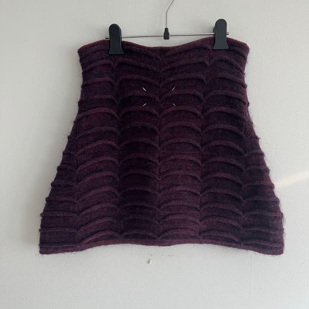 마르지엘라 니트 스커트