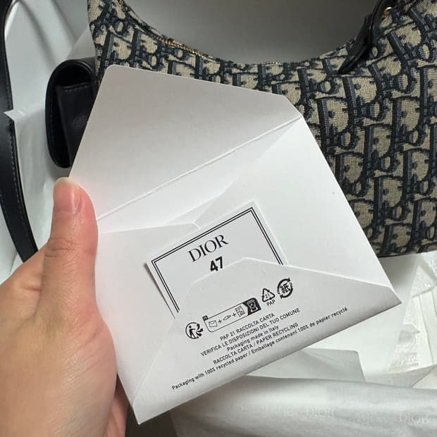 디올 오블리크 로멘틱호보빽