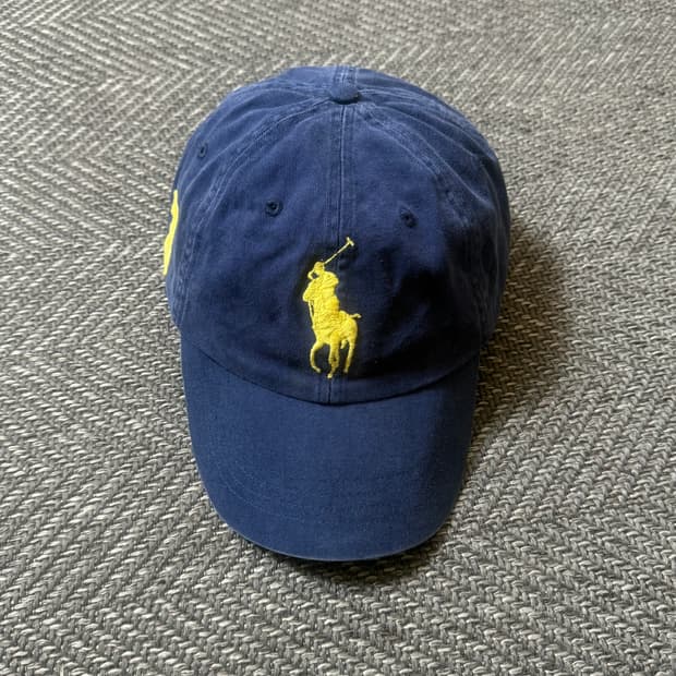 폴로 빅포니 네이비 볼캡 os