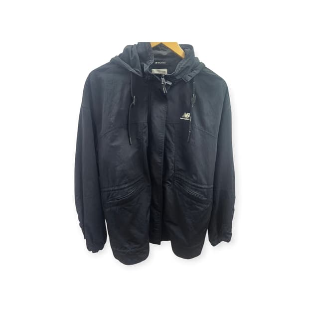 뉴발란스 후드 바람막이 자켓 블랙 90(M)