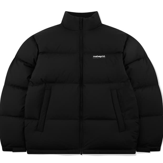 마하그리드 블랙 숏패딩 M