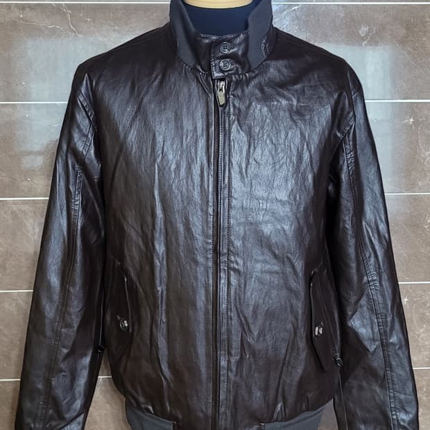 (남성100사이즈) 다니엘크레뮤 가죽자켓