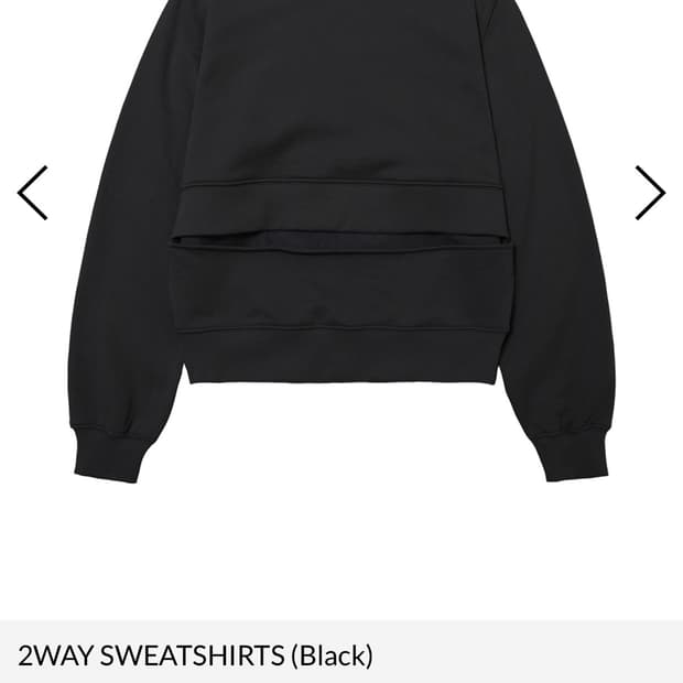 seen5ee 2way sweatshirts