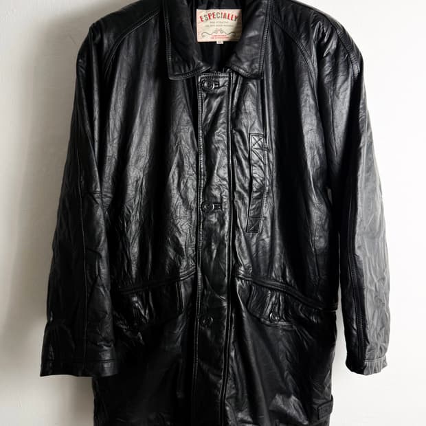 Especially Cowhide Leather Jacke