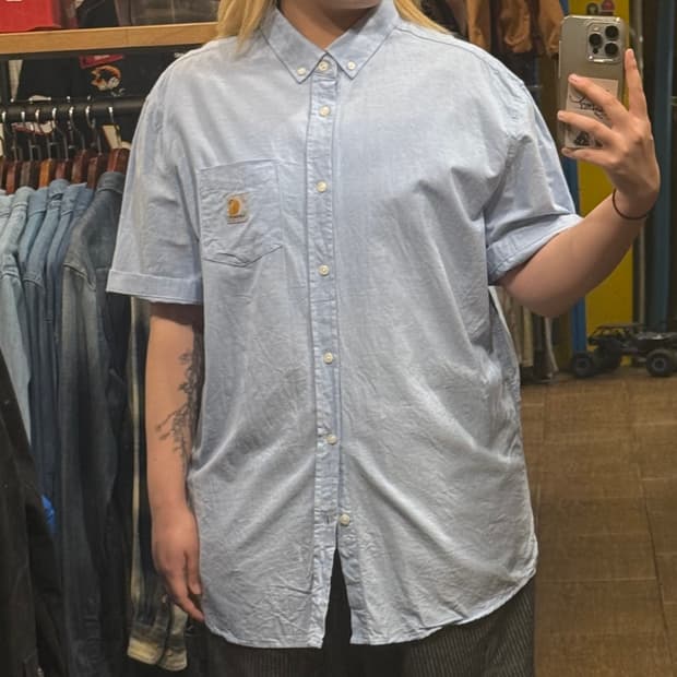 [HI] 칼하트 반팔셔츠 스카이블루 