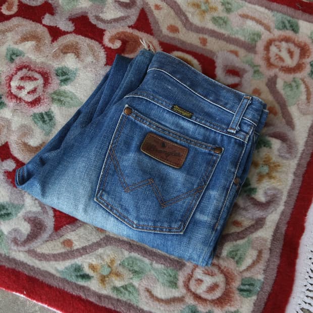 90's Wrangler BLUE BELL 데님 팬츠 (여성용 28)